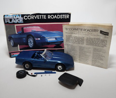 Monogram Metal Flake 1987 Corvette Roadster Model Kit # 2742 Prebuilt