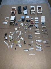 VINTAGE SALVAGE LOT OF 20 MODEL CARS PARTS OR RESTORE W/ Parts Pile BROKEN READ!