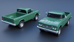 ABS-LIKE RESIN 3D PRINTED 1/25 1962 DODGE W100 POWER WAGON PICKUP FULL KIT