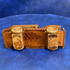 Vtg Wood Old Time Car Model 20s – 30s Style Auto Collectible Wooden Automobile