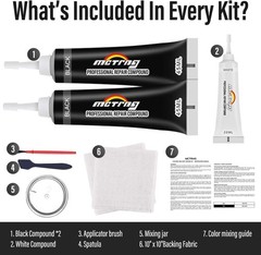Mctrhg Black Leather Vinyl Repair Kit Leather Repair Kit For Car Seat Shoes
