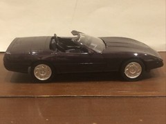 1992 Chevrolet Corvette Convertible Dealer Promo Car BLACK ROSE 1:25 AMT / ERTL