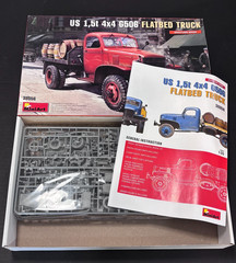 MiniArt 1/35 US 1.5t 4×4 G506 Flatbed Truck #38056 – NEW