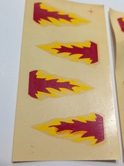 ✨VINTAGE✨ DECALS – Model Kit Cars / Slot Cars – Flames – Prentice Stickers