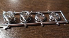 1967 Chevelle 1/25 AMT Big Little Tire Centerline Rim Wheel Pro Street Stock Mod