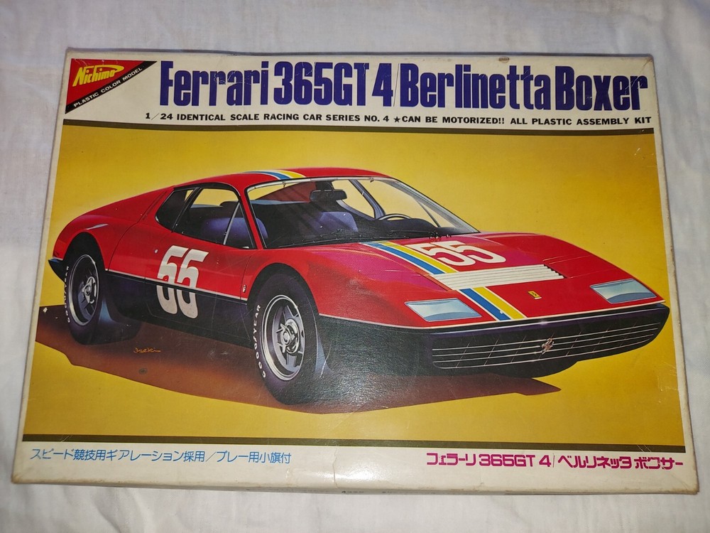Nichimo 1/24 Scale Ferrari 365 GT4 Berlinetta Boxer Vintage Kit　From Japan