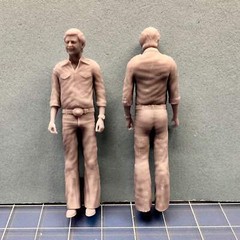 Smokey and The Bandit Figures for Diorama 1/24 1/25