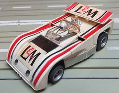 H0 Slot Car Racing Model Train — Lola T 260, + 2 New Sliders/Tires #EBS623