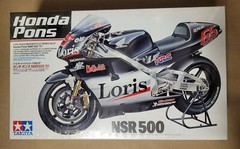 TAMIYA 1/12 Honda Ponds NSR500 01′ #87 Scale Model Kit (JP IMPORTED) SEALED)