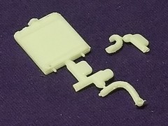 1940 Willys RADIATOR & HOSES for AMT 1:25 Model Kit 40