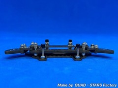 [Mini 4WD/Custom parts] For MS chassis 2-axis AT pivot bumper + roller stay /