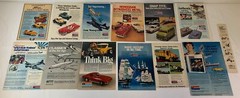1970s MONOGRAM model/hobby kit ad lot/collection ~ lot of 43 ads