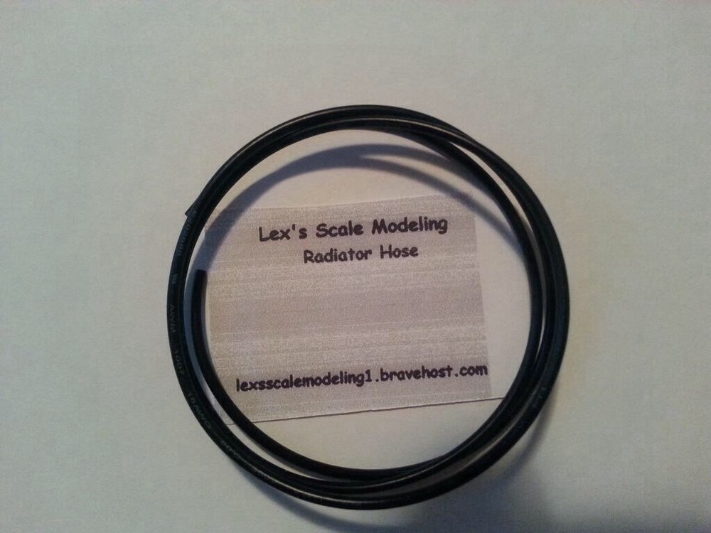 LEX’S SCALE MODELING Radiator Hose for 1/24 & 1/25 Models 2FT