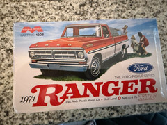 1971 FORD F-150 RANGER XLT NEW FACTORY SEALED MODEL CAR KIT #1208 MOEBIUS MODELS