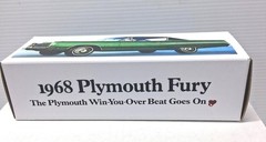 New Green 1968 Plymouth Fury Custom Made Promo Model BOX ONLY..NO CAR