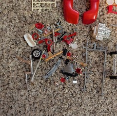 Vintage Amt Double 3 In 1 Dragster 1/25 Scale Model Parts Kit