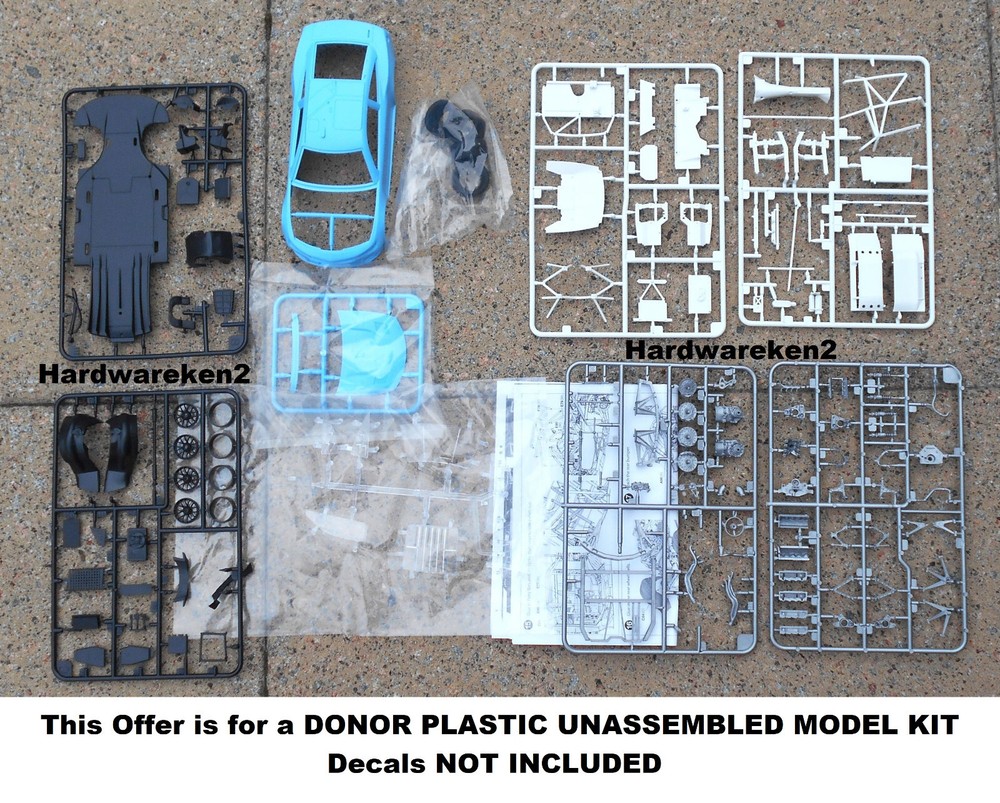 DONOR NASCAR 2022-2023 CHEVROLET CAMARO ZL 1 STOCK CAR KIT- LT. BLUE – 1/24