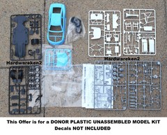 DONOR NASCAR 2022-2023 CHEVROLET CAMARO ZL 1 STOCK CAR KIT- LT. BLUE – 1/24