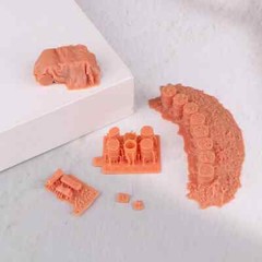 1/72 Diorama WWII Military Supplies Sandbag Wall Trench Bunker Scene Display DIY