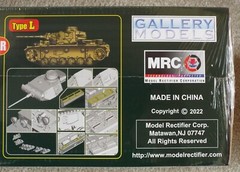 1/16 Pz.Kpfw.III Ausf. J/L/M (3-in-1) Gallery Models #64011 Shrink Wrapped MISB