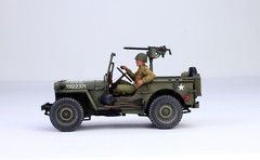 ProBuilt Model US Army Jeep Willys MB 1/4-Ton 4×4 1/35 Scaled Ratio, World War 2