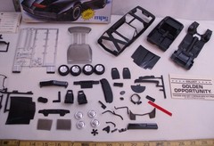 MPC KNIGHT RIDER 2000 TV SHOW KITT CAR MODEL KIT 1983 1:25 1-0675