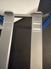 4 post model car lift 1:24 1:25 scale KIT Diorama In Silver And Blue! Paintable