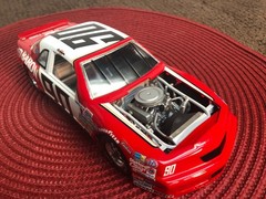 MONOGRAM 1/24 REDBARON #90 T-BIRD STOCK CAR FACTORY BUILT BOX ART DISPLAY MODEL