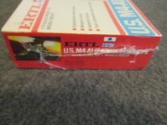 NOS MODEL KITS ERTL US M4-A1 SHERMAN CALLIOPE + REVELL USS IOWA BATTLESHIP LOT-2