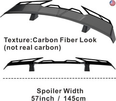 Carbon Fiber Look Spoiler Compatible with Lexus Sedan Saloon Accessories GT
