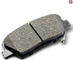 D1202 D1284 Front Rear Ceramic Brake Pads Set for 2006-2014 Kia Sedona,