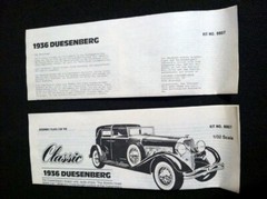 1/32 Lindberg 6607 Classic 1936 Duesenberg Sedan Car Model