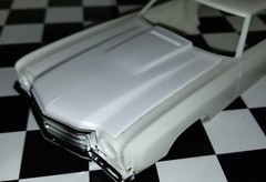 LEX’S SCALE MODELING Resin Cowl Induction Hood ’70 Monte Carlo SS 454. AMT 1/25.