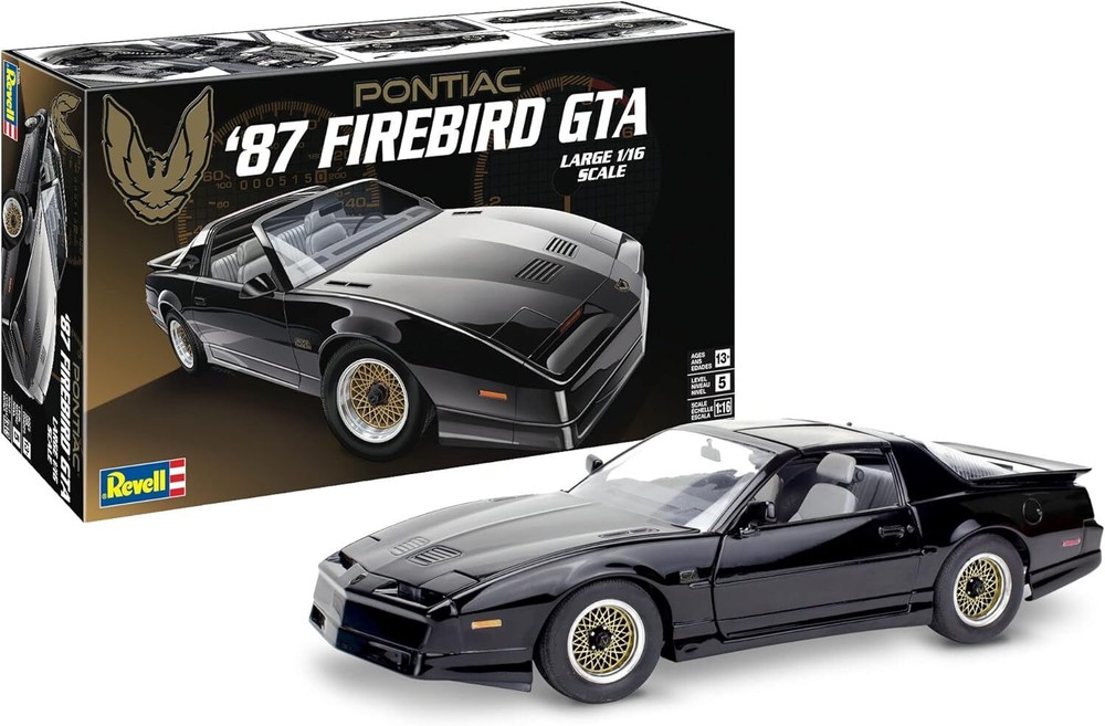 Revell 14535 ’87 Pontiac Firebird GTA 1:16 Scale 144-Piece Skill Level 5 Model