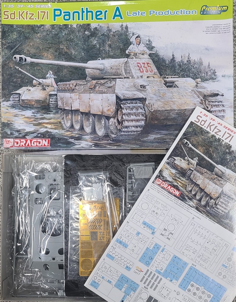 Dragon 1/35, Sd.Kfz.171 Panther A Late Production Premium