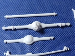 🌟 Rear End & Suspension 1971 Duster 1:25 Scale 1000s Model Car Parts 4 Sale.