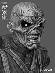 Iron Maiden Bust Rock Icon model kit unassembled unpainted see Description