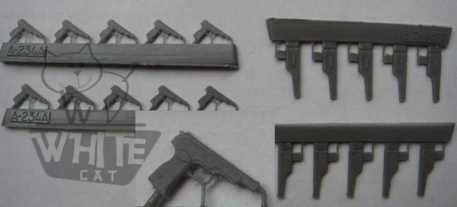 Tank Model 1:35 APS (Stechkin) 9 mm Soviet-Russian Automatic Pistol A234*