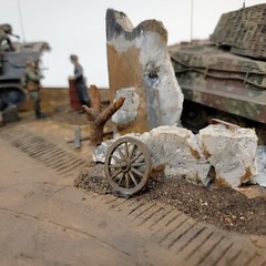 1/35 WWII German Tanks France Time Out Soldiers Museum Quality Diorama Built
