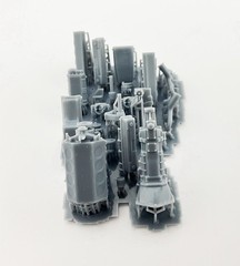 454 Big Block With High Rise Intake And Blower 3d printed