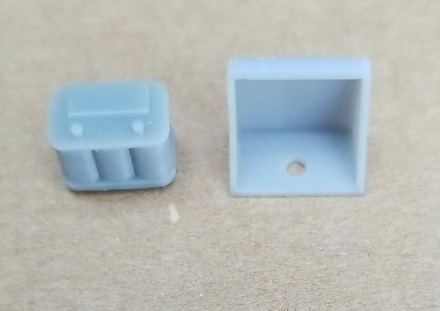 3D RESIN PRINTED 1/25 SCALE OPTIMA RACING BATTERY AND MOUNT DRAG DIRT TRACK