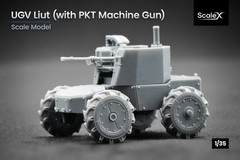 UGV “LIUT” PKT “Ukrainian drone”(3d printed) 1/35 ScaleX VG 35002