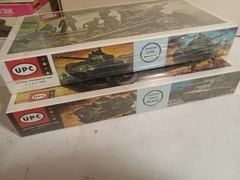 UPC Scorpion Swiss Armored Assault Car and 105 Howitzer sealed lot 2