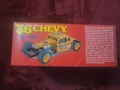 Vintage Rare AMT 1/25 1936 Chevy Wild One Dirt Track Model Kit King # 21374P
