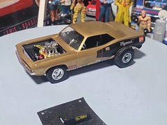 VINTAGE SURVIVOR MPC.REVELL.AMT. JO-HAN BUILT MODEL 🚗 CUSTOM PLYMOUTH CUDA..