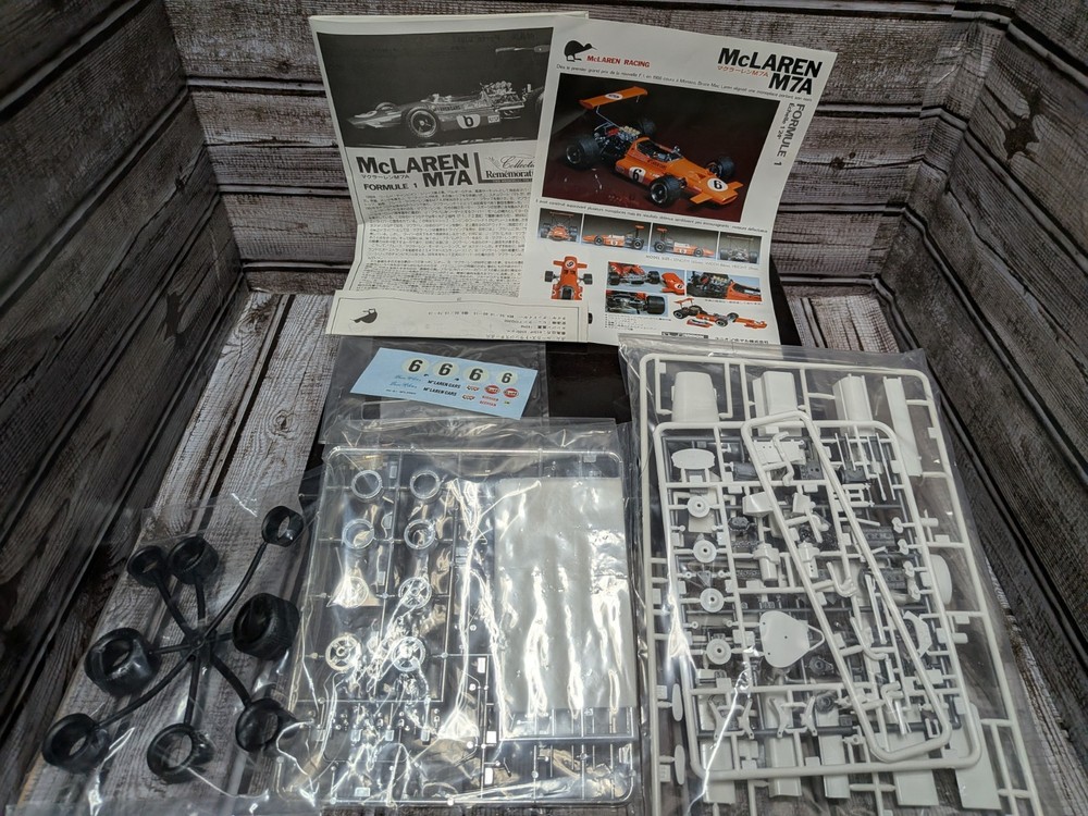 Union Model Co McLaren M7A Formula 1 Plastic Race Car Model Kit
