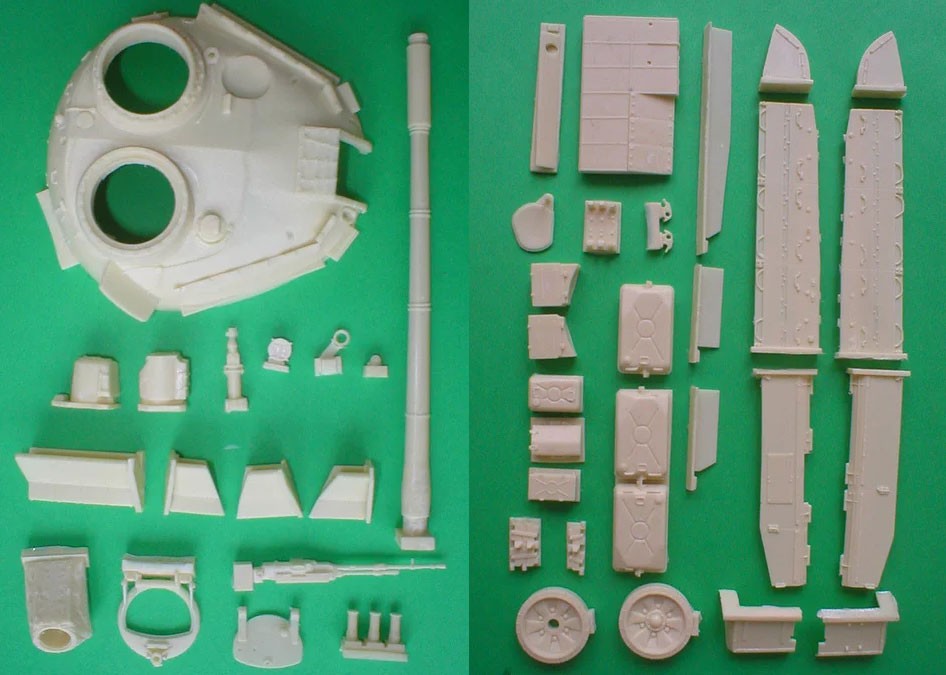 SP Designs 1/35 T-55M5 Model 2001/2003 Conversion Set for Tamiya T-55A kits