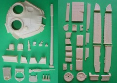 SP Designs 1/35 T-55M5 Model 2001/2003 Conversion Set for Tamiya T-55A kits