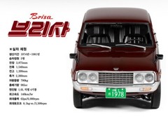 Brisa Old Vintage Car 1:24 KIA Classic Vehicle Model Kit Academy Diorama #15617