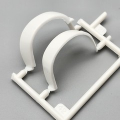 Revell 1/25 1998 Corvette Parts Kit Bash Rear Inner Wheel Wells